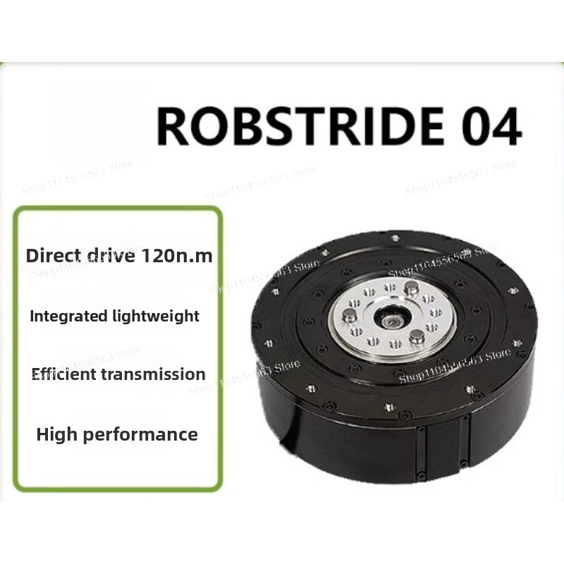 Direct Drive Servo Motor Robotics - ROBSTRIDE04 ชุดขับเคลื่อนแบบกึ่งไดเร็กไดรฟ์ 120 นิวตันเมตร พร้อมข้อต่อในตัวสำหรับหุ่นยนต์และระบบอัตโนมัติ, โมดูลเซอร์โวมอเตอร์แรงบิดสูง