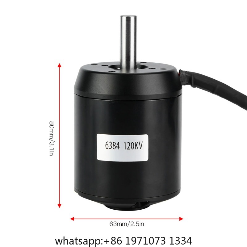 6384 120KV BLDC มอเตอร์แบบ Out - 6384 Brushless Motor Sensored บทวิจารณ์และราคา
